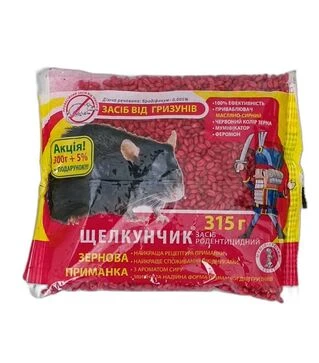 Зерновая приманка от мышей Щелкунчик, 315 г