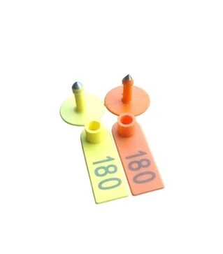 Вушні бірки для тварин (овець, кіз, свиней, поросят, ВРХ, корів, телят, собак, кроликів), 5х1,8см