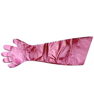 Ветеринарные одноразовые перчатки с длинными рукавами, 85 см