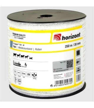 Лента для электропастуха 20 мм, 4×0,2 мм, 200 м