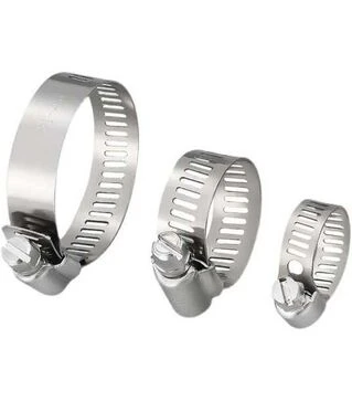 Хомут нержавеющий 18–32 мм, ширина 12 мм