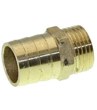 Штуцер латунний 20 мм з зовнішньою різьбою 1/2&#039;&#039;