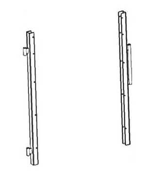 Стійка дверна під шворінь 750 мм