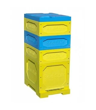 Вулик ППУ BeeStar під рамку Дадан 300 мм, 1 корпус, 3 магазини, на 8 рамок (BS8-300-3-145)