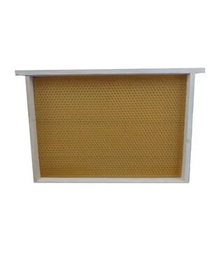 Рамка магазинна Українська 214 мм, навощена вощиною Облбджолопром, без роздільника Гофмана, 10 шт (P0001)