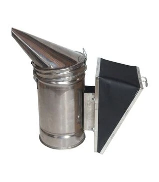 Дымоход пасечный из нержавеющей стали, мех из искусственной кожи (505)