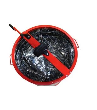 Медогонка 2-х рамочная поворотная нержавеющая, кассеты сварные нержавеющие (М2005)