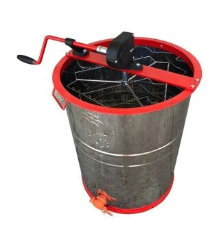 Медогонка 3-х рамочная не поворотная нержавеющая, кассеты сварные окрашены (М3010)