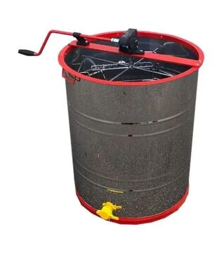 Медогонка 3-х рамкова поворотна нержавіюча, касети зварні нержавіючі (М4013)