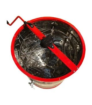 Медогонка 3-х рамкова поворотна нержавіюча, касети зварні нержавіючі (М4013)