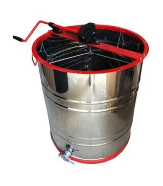 Медогонка 3-х рамкова поворотна нержавіюча, касети зварні нержавіючі (М4005)