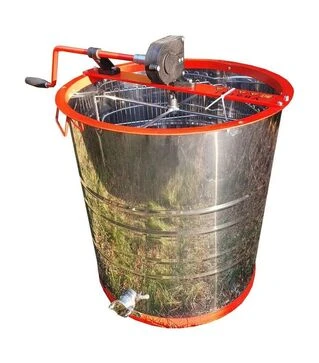 Медогонка 4-х рамкова не поворотна нержавіюча, касети зварні нержавіючі (М7010)