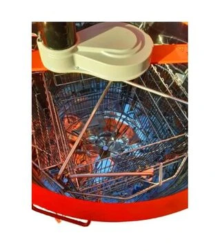 Медогонка 4-х рамочная поворотная нержавеющая, с электроприводом Pulse, с подставкой, 12В/220В (PA4301P)