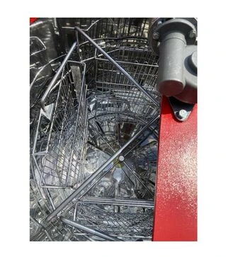 Медогонка 4-х рамкова поворотна нержавіюча, з горизонтальним електроприводом (PA4302)