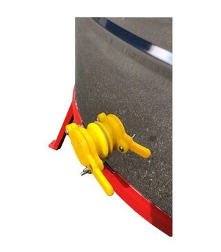 Медогонка 4-х рамкова поворотна нержавіюча, з електроприводом Pulse, з підставкою (MP0005PS)