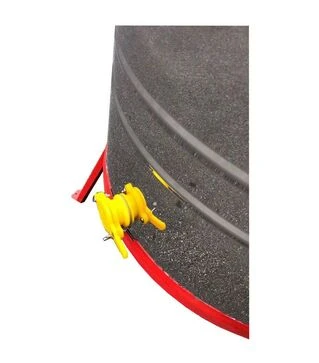 Медогонка 4-х рамкова поворотна нержавіюча, з горизонтальним електроприводом, з підставкою (MP0003NZ)