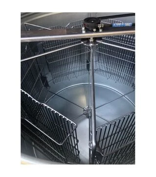 Медогонка 6-ти рамкова поворотна оцинкована, ремінний привід (M93244)