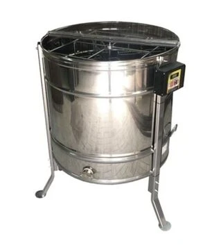 Медогонка 4-х рамкова синхронно поворотна автоматична нержавіюча (М93258)