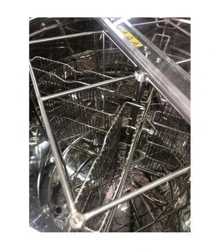 Медогонка 4-х рамкова синхронно поворотна автоматична нержавіюча (М93258)