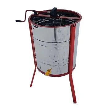 Медогонка 12-рамочная Пчелка радиальная ручная нержавеющая, с подставкой (MP5009P)