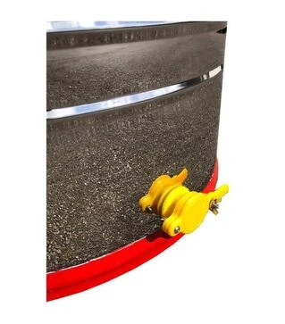 Медогонка 12-рамочная Пчелка радиальная ручная нержавеющая, с подставкой (MP5009P)