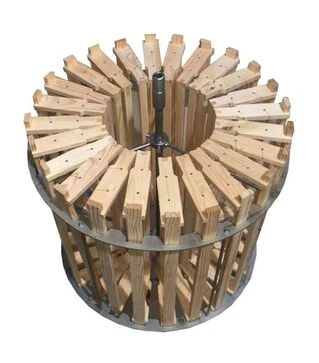 Ротор для радиальной медогонки на 24 магазинных рамки (RR590A)