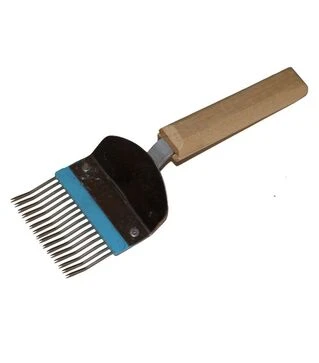 Виделка пасічника з гнутою голкою, нержавіюча сталь (601)