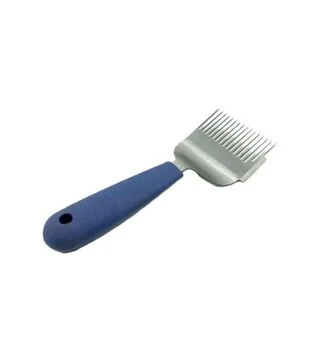 Виделка для розпечатування стільників Profi, прогумована ручка, нержавіюча сталь (VSP001)