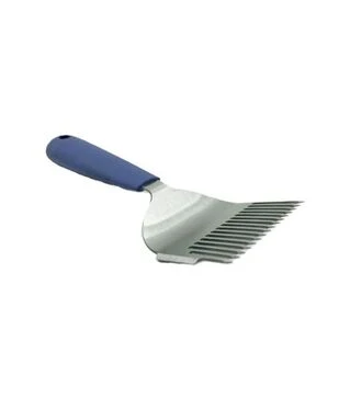 Виделка для розпечатування стільників Profi, прогумована ручка, нержавіюча сталь (VSP001)