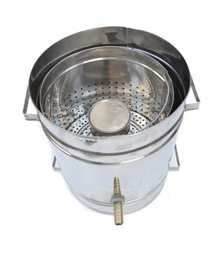 Воскотопка паровая из нержавеющей стали, 12 л (1100)