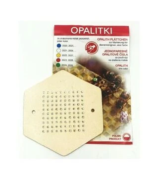 Мітки номерні опалітові Лисонь 1&ndash;99, білі, 2021/2026 (MN0010PL)