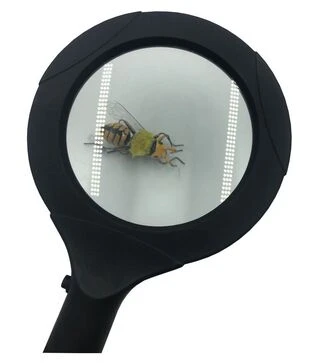 Лупа бджоляра ручна з потрійним LED підсвічуванням (LP0003CH)