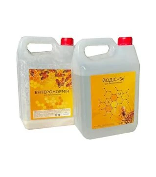 Пробиотик Энтеронормин, 800 г с водным раствором Йодис+Se, 4000 мл, 200 доз (E2008004)