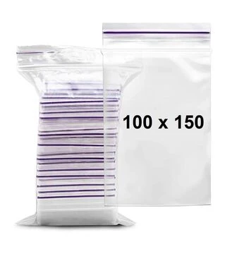 Зіп пакет, 100х150 мм, 100 шт (ZIP10-15)
