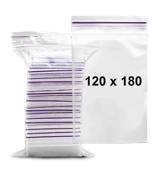 Зіп пакет, 120х180 мм, 100 шт (ZIP12-18)