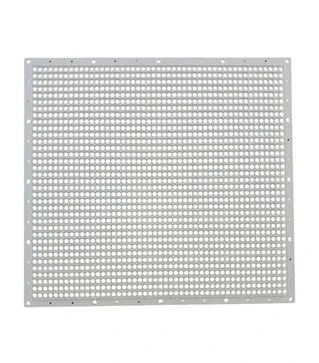 Решетка донного пылесборника Lyson 341х371 мм, круглые отверстия (RP30230PL)