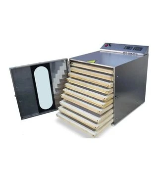 Лоток для пилку для сушильної шафи міні з поліамідною сіткою, 360х450 мм, дерев'яний (DLNZ36)