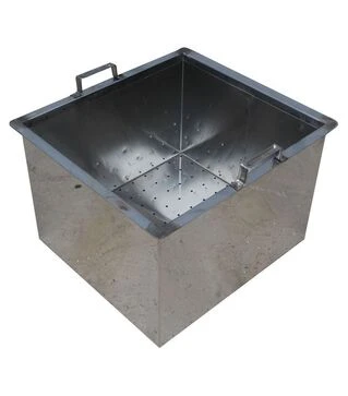 Кошик для забрусу 440х390х280 мм, нержавіюча сталь (1645)