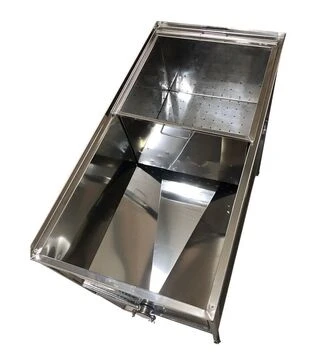 Стіл для розпечатування стільників 1 м, нержавіючий кран (1601N)