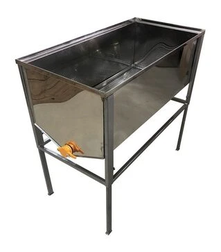 Стол для распечатки сот 1 м, плоская корзина, пластиковый кран (1641P)