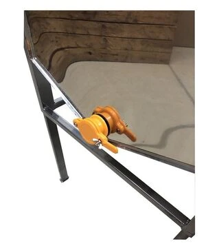 Стол для распечатки сот 1 м, плоская корзина, пластиковый кран (1641P)