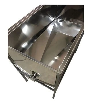 Стол для распечатки сот 1 м, плоская корзина, нержавеющий кран (1641N)