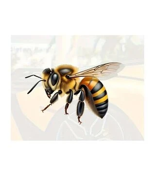 Наклейка на автомобіль Бджілка 2D (NAP002D)