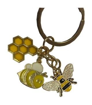 Брелок металевий Стільники та Бджілки (BR0004)