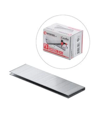 Скоба для степлера INTERTOOL PT-1612, 40 мм, 18GA, 5000 шт (PT-8340)