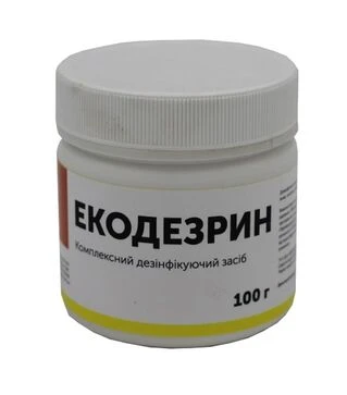 Дезінфікуючий засіб Екодезрін для вуликів рамок та інвентарю, концентрат, 100 г (PO0023UK)