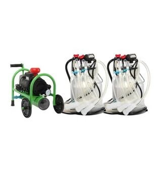 Доильный аппарат "Белка-4 мини 1500" (2 ведра 20 л. для 4-х овец) сухой