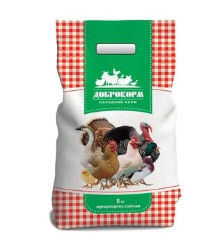 Комбікорм Курка-Качка-Гуска Старт (крупка), 5 кг