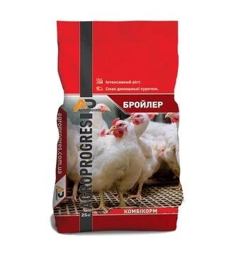 Комбікорм Бройлер Гроуер (гранула), 25 кг