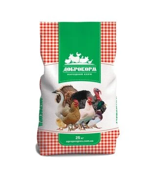 Комбікорм Курка-Качка-Гуска Ріст (гранула), 25 кг